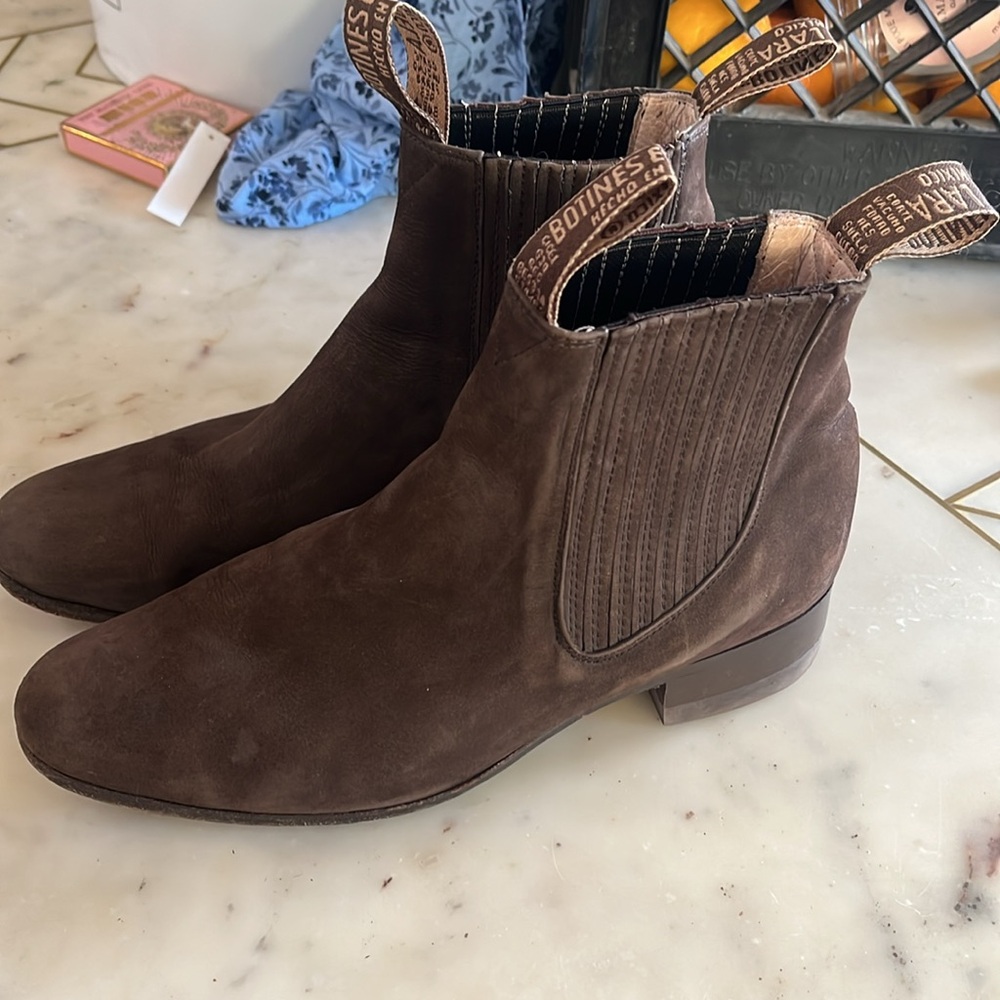 Women’s Botines Lara Made in Mexico Brown Leather Chelsea Boots - Picture 2 of 7